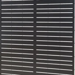 Casa.Pro Cloison de séparation Trolu acier 200 x 100 x 50 cm noir