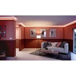 CO1 Cimaise Polystyrène HD 38 x 18 x 2000 - 1 pièce-Decoflair Discount