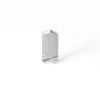 Coin intérieur pour plinthe FLI Argent poli - 30mm x 60 mm x 0,65 ep.-Ilcom Outlet