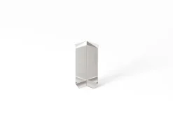Coin intérieur pour plinthe FLI Argent poli - 30mm x 60 mm x 0,65 ep.-Ilcom Outlet