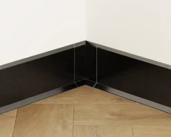 Coin intérieur pour plinthe FLI Noir satiné - 30mm x 60 mm x 0,65 ep.-Ilcom Outlet