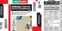 Parexlanko Colle à carrelage beige spéciale terrasse 25 kg