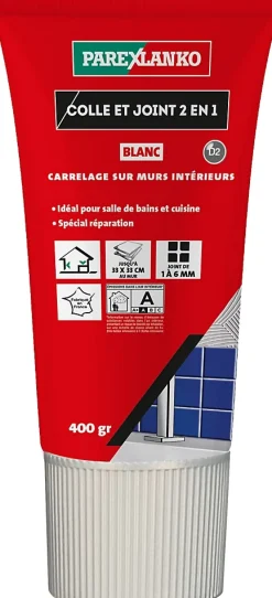 Parexlanko Colle & joint pâte blanc 1,5 kg