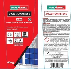 Parexlanko Colle & joint pâte blanc 1,5 kg
