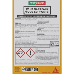 Colle carrelage blanche hautes performances 5 kg-Parexlanko New
