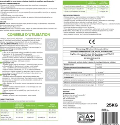 Colle carrelage sol int/ext et mur intérieur blanc C2E 25kg-Volden Best