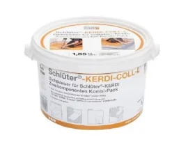 Schluter Colle d'étanchéité bi-composant pour raccords et joints singuliers-KERDI-COLL-L - Seau de 1,85 kg
