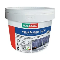 Colle et joint carrelage mur intérieur blanc 12kg-Parexlanko New