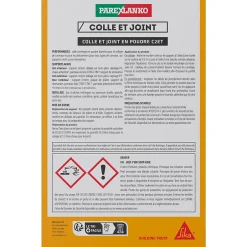 Colle et joint en poudre 5 kg blanc-Parexlanko Best