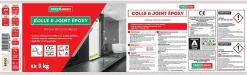 Parexlanko Colle et joint époxy beige spécial pièces humides 3 kg