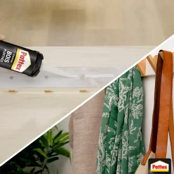 Pattex Colle fixation bois plinthes cartouche 380g