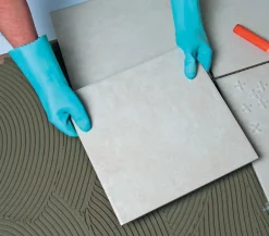 Semin Colle pour Carrelage Haute Performance Kedofix , Prêt à l'emploi, Intérieur/extérieur, seau de 5 kg