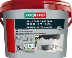 Parexlanko Colle pour carrelage mur et sol intérieur hautes performances blanc 15 kg