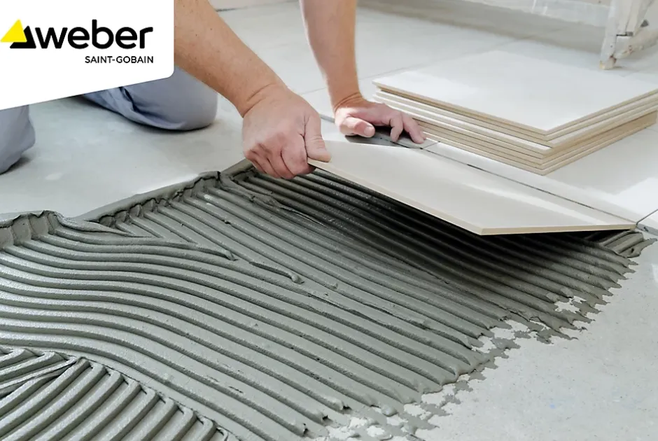 Colle tous carreaux neufs et réno gris Weber 25kg-Weber Saint-Gobain Hot