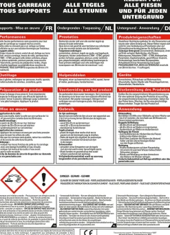 Parexlanko Colle tous carreaux, tous supports gris 25kg + 10% gratuit