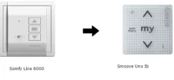 Commande murale Smoove UNO IB+ pour volets roulant-Somfy Sale