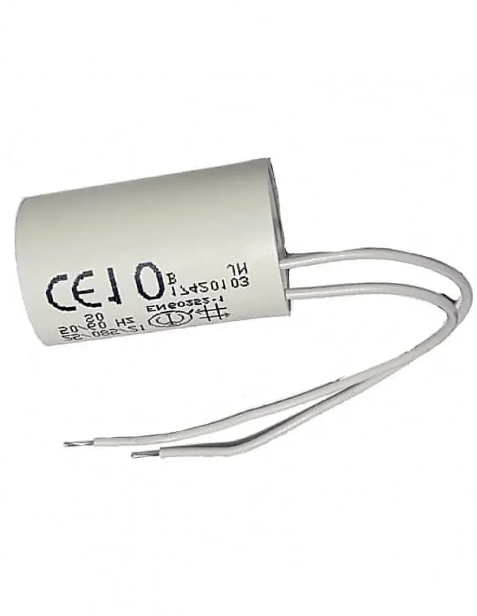 Condensateur µF 8 avec câbles (Réf : 119RIR291) pour motorisation-Came New