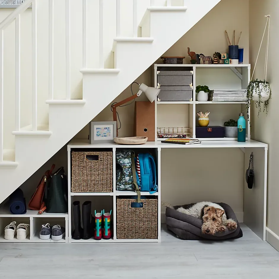 Connecteur angle marlow blanc 200mm-GoodHome Discount