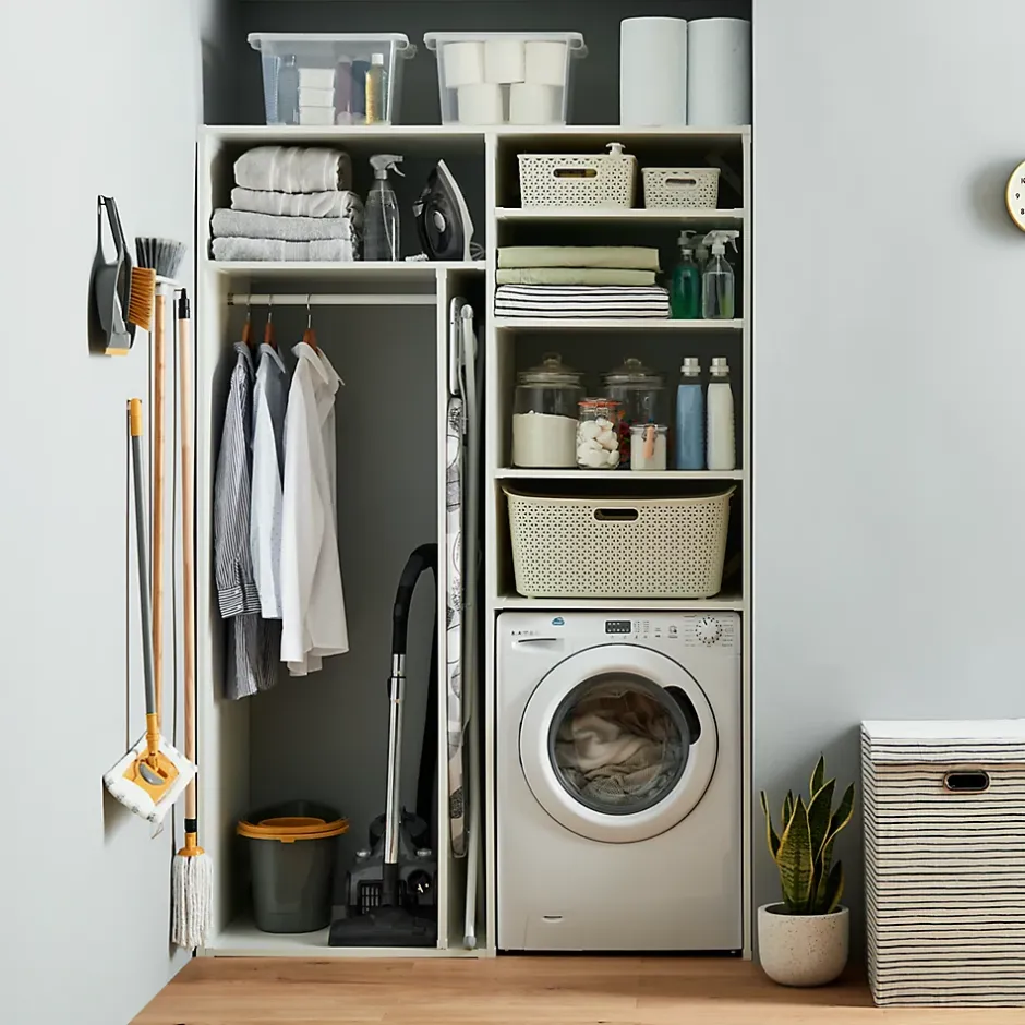 Connecteur angle marlow blanc 500mm-GoodHome Clearance