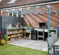 GoodHome Connecteur métal Elvet 3 tasseaux 38 mm