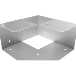 Connecteur métal Elvet 2 tasseaux 60 mm-GoodHome Discount