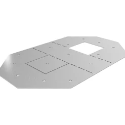 Connecteur métal Elvet en T 60 mm-GoodHome