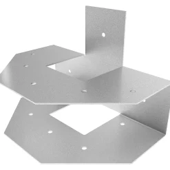 Connecteur métal Elvet en T 60 mm-GoodHome