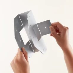 Connecteur métal Elvet en T 60 mm-GoodHome