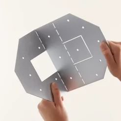 Connecteur métal Elvet en T 60 mm-GoodHome