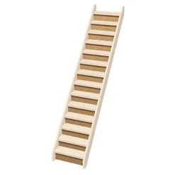 Kordo Contremarche escalier droit Normandie sapin