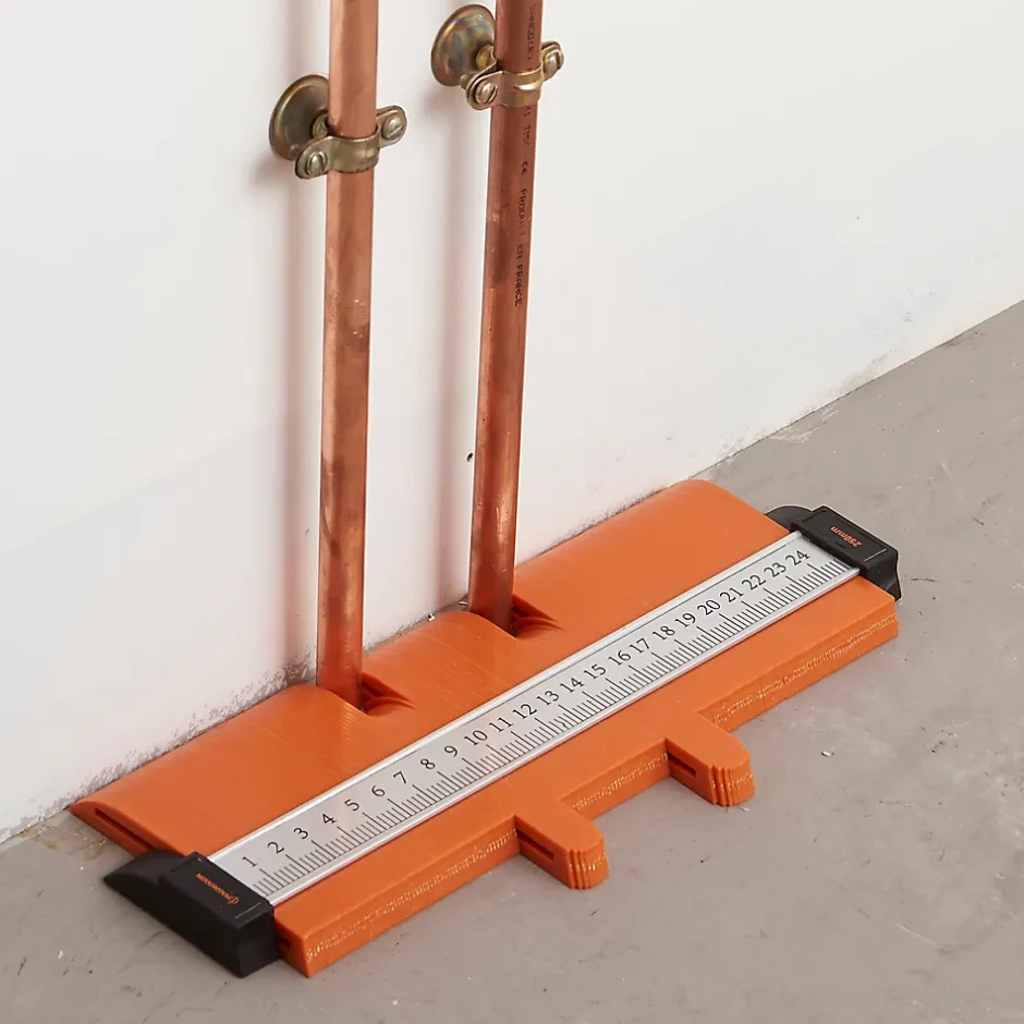 Copieur de profil 250 mm acier et polypropylène-Magnusson Clearance