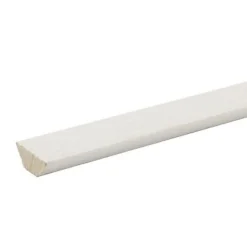 Corniche brossée bois blanc 250 x 17 cm- Online