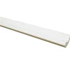Corniche moderne tronquée MDF prépeint blanc 23x23mm L.2,44m-