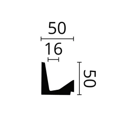 Noel & Marquet Corniche NMC ARSTYL IL5 Moulure décorative Corniche de plafond Éclairage indirect