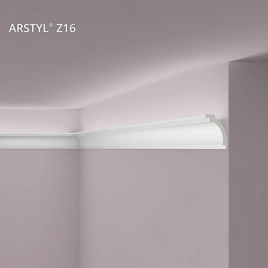 Noel & Marquet Corniche NMC ARSTYL Z16 Moulure décorative Corniche de plafond Éclairage indirect