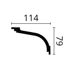 Noel & Marquet Corniche NMC ARSTYL Z17 Moulure décorative Corniche de plafond