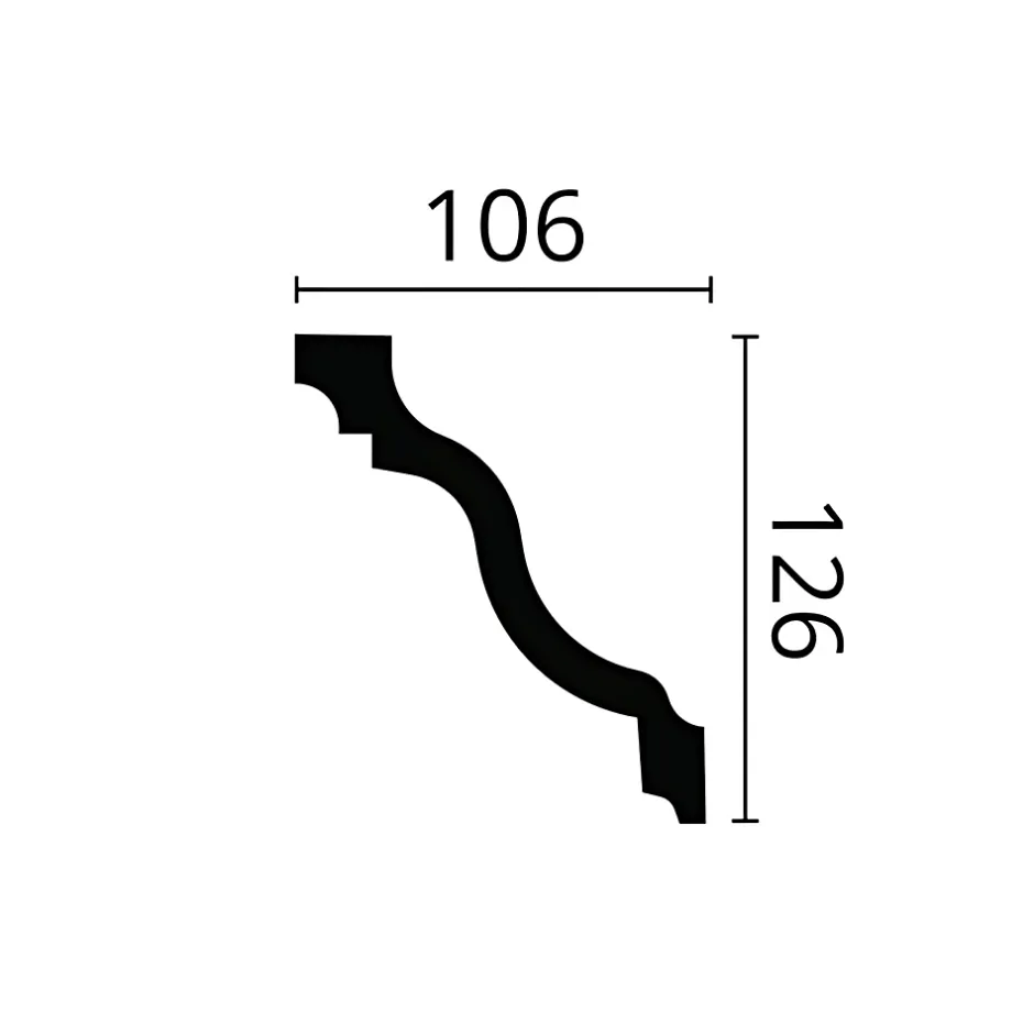 Noel & Marquet Corniche NMC ARSTYL Z22 Moulure décorative Corniche de plafond