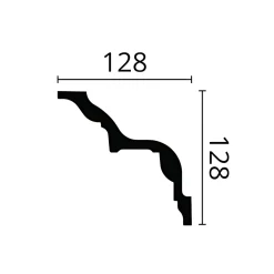 Corniche NMC ARSTYL Z4 Moulure décorative Corniche de plafond-Noel & Marquet Discount