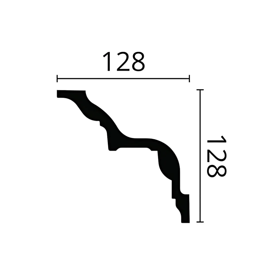 Corniche NMC ARSTYL Z4 Moulure décorative Corniche de plafond-Noel & Marquet Discount