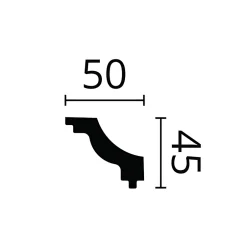 Noel & Marquet Corniche NMC J-box NOMASTYL 1 carton 46 pièces Moulure décorative