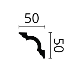 Corniche NMC NOMASTYL A2 Moulure décorative Corniche de plafond-Noel & Marquet Best