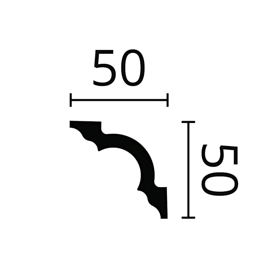 Corniche NMC NOMASTYL A2 Moulure décorative Corniche de plafond-Noel & Marquet Best