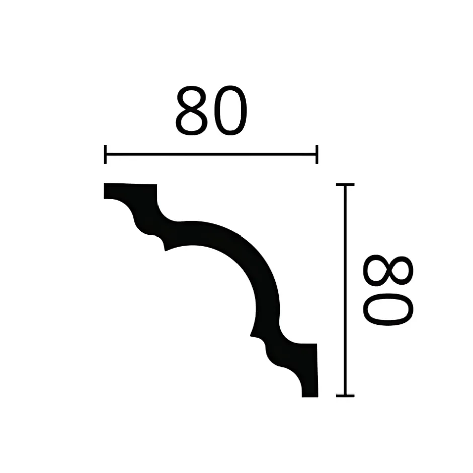 Noel & Marquet Corniche NMC NOMASTYL A1 Moulure décorative Corniche de plafond