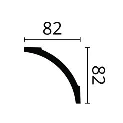 Corniche NMC NOMASTYL B8 Moulure décorative Corniche de plafond-Noel & Marquet Discount