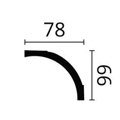 Noel & Marquet Corniche NMC NOMASTYL B1 Moulure décorative Corniche de plafond