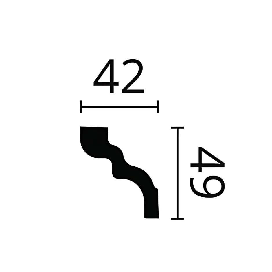 Corniche NMC NOMASTYL D Moulure décorative Corniche de plafond-Noel & Marquet Online