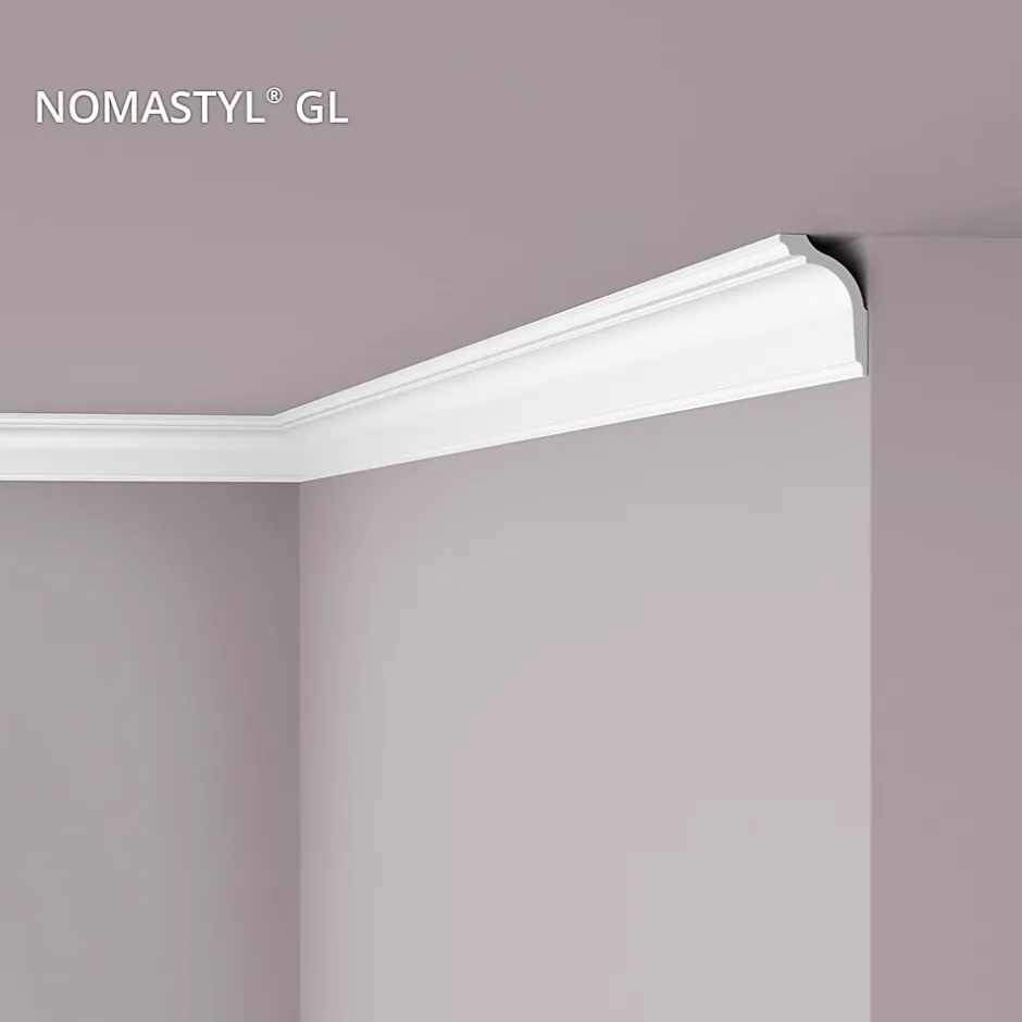 Corniche NMC NOMASTYL GL Moulure décorative Corniche de plafond-Noel & Marquet Discount