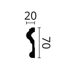 Noel & Marquet Corniche NMC NOMASTYL N Moulure décorative Corniche de plafond