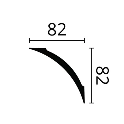 Corniche NMC NOMASTYL NE3 PURE Moulure décorative Corniche de plafond-Noel & Marquet Sale