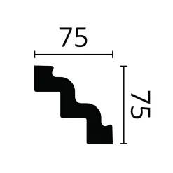 Noel & Marquet Corniche NMC NOMASTYL ST3 Moulure décorative Corniche de plafond